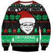 Oh Fudge Funny A Christmas Story Movie Christmas Classic Movie Merry Xmas Ugly Sweater