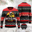 Santa Claws T-rex Dinosaur Noel Jurassic Park Logo Jurassic World Merry Christmas Xmas Tree Xmas Gift Ugly Sweater
