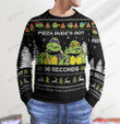 Pizza Dude's Got 30 Serconds Teenage Mutant Ninja Turtles Merry Christmas Xmas Tree Xmas Gift Ugly Sweater