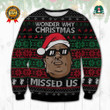 The Notorious B.I.G Wonder Why Christmas Missed Us Hip Hop Music Merry Christmas Xmas Tree Xmas Gift Ugly Sweater