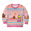 Princess Peach Merry Christmas Super Mario Bros Gaming The Super Mario Bros Movie Mushroom Kingdom Mario Xmas Gift Ugly Sweater