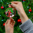 Backstreet Boys BSB RMerry Christmas Holiday Christmas Tree Xmas Gift Santa Claus Ceramic Circle Ornament