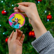 Rupaul Drag Race Merry Christmas Holiday Christmas Tree Xmas Gift Santa Claus Ceramic Circle Ornament