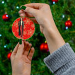 Harry Styles Merry Christmas Holiday Christmas Tree Xmas Gift Santa Claus Ceramic Circle Ornament