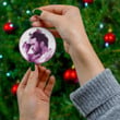 Justin Timberlake Merry Christmas Holiday Christmas Tree Xmas Gift Santa Claus Ceramic Circle Ornament