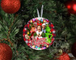 Christmas Movie Elf Home Alone A Christmas Story Merry Christmas Happy Xmas Gift Xmas Tree Ceramic Circle Ornament