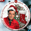 Elvis Presley King Of Rock Elvis Movie 2022 Merry Christmas Happy Xmas Gift Xmas Tree Ceramic Circle Ornament