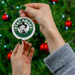 Freddy Krueger Stay Awake Halloween Horror Movie Merry Christmas Happy Xmas Gift Xmas Tree Ceramic Circle Ornament