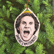 Elf Xmas Movie Smiling's My Favorite Merry Christmas Happy Xmas Gift Xmas Tree Wooden/Acrylic Ornament