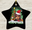 Bob Dylan Merry Christmas Happy Xmas Gift Xmas Tree Wooden/Acrylic Ornament