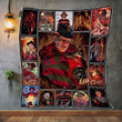 Halloween Horror Movies Freddy Krueger Nightmare On Elm Street Merry Christmas Xmas Gift Premium Quilt Blanket Size Throw, Twin, Queen, King, Super King