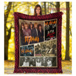 Def Leppard Rock Band Album Cover Merry Christmas Xmas Gift Premium Quilt Blanket Size Throw, Twin, Queen, King, Super King