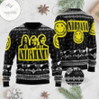 Rock Music Nirvana Band Merry Christmas Music Xmas Gift Xmas Tree Ugly Sweater