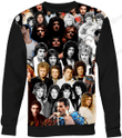 Queen Rock Band Characters Merry Christmas Music Xmas Gift Xmas Tree Ugly Sweater