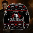 All I Want For Christmas is Dean Winchester Super Natural TV Series Merry Christmas Xmas Gift Xmas Tree Ugly Sweater