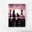 Blackpink Born Pink World Tour 2022 Vintage Blackpink Pink Venom Kpop Music Wall Art Print Poster