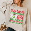 World's Best Cup Of Coffee Buddy The Elf Merry Christmas Elf Movie Xmas Gift Xmas Tree Graphic Unisex T Shirt, Sweatshirt, Hoodie Size S - 5XL