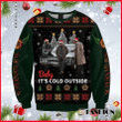 Baby It Is Cold Outside Winchester Brothers Supernatural TV Series Merry Christmas Xmas Gift Xmas Tree Ugly Sweater