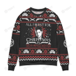 All I Want for Christmas Is Dean Winchester Brothers Supernatural TV Series Merry Christmas Xmas Gift Xmas Tree Ugly Sweater