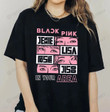 Blackpink  In Your Area Black Pink Born Pink World Tour 2022 Jennie Jisoo Lisa Rosa Graphic Unisex T Shirt, Sweatshirt, Hoodie Size S - 5XL