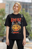 Retro Blink-182 World Tour 2022 Blink-182 Rock Band Arrow Smiley Graphic Unisex T Shirt, Sweatshirt, Hoodie Size S - 5XL