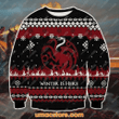Winter Is Here Game of Thrones GOT House Of The Dragon Merry Christmas Xmas Gift Xmas Tree Ugly Sweater