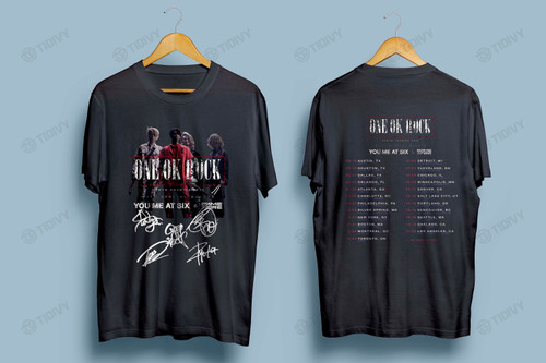 One Ok Rock North America 2022 Tour One Ok Rock World Tour 2022 Two Sided Graphic Unisex T Shirt, Sweatshirt, Hoodie Size S - 5XL