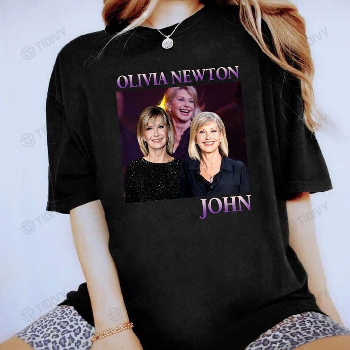 Olivia Newton-John Vintage 90s RIP Olivia Newton-John Thank You For The Memories 1948 2022 Graphic Unisex T Shirt, Sweatshirt, Hoodie Size S - 5XL