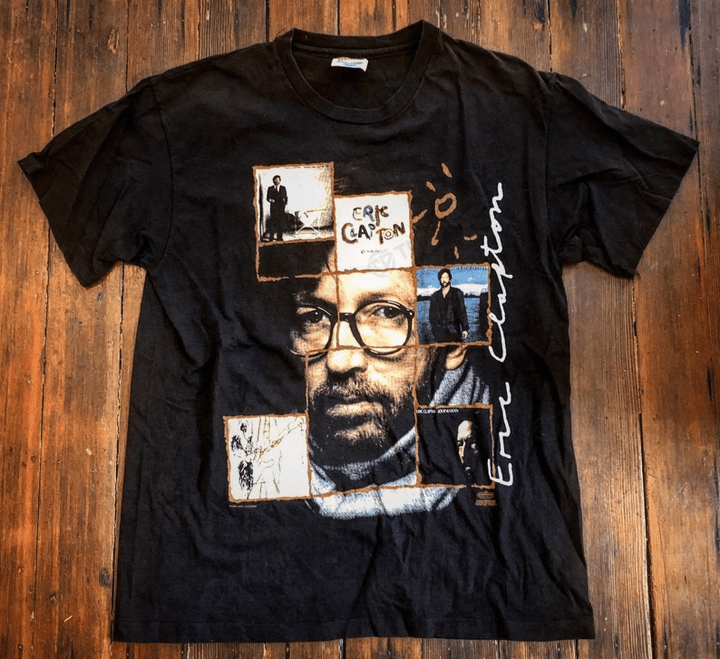 Vintage 1993 Eric Clapton Concert Tour Winterland Rock Retro Vintage Graphic Unisex T Shirt, Sweatshirt, Hoodie Size S - 5XL