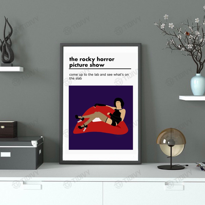The Rocky Horror Picture Show Quote Frank N Furter Vintage Music Best Movie Halloween Wall Art Print Poster