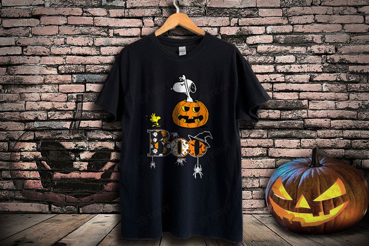 Boo Halloween Pumpkins Snoopy Peanuts It's the Great Pumpkin Charlie Brown Peanuts Graphic Unisex T Shirt, Sweatshirt, Hoodie Size S - 5XL