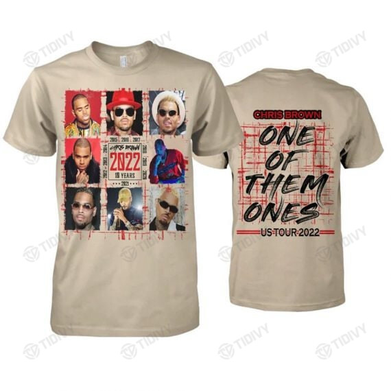 Ones Of Them Ones Us Tour 2022 Chris Brown Breezy Chris Brown Concert 2022 Two Sided Graphic Unisex T Shirt, Sweatshirt, Hoodie Size S - 5XL