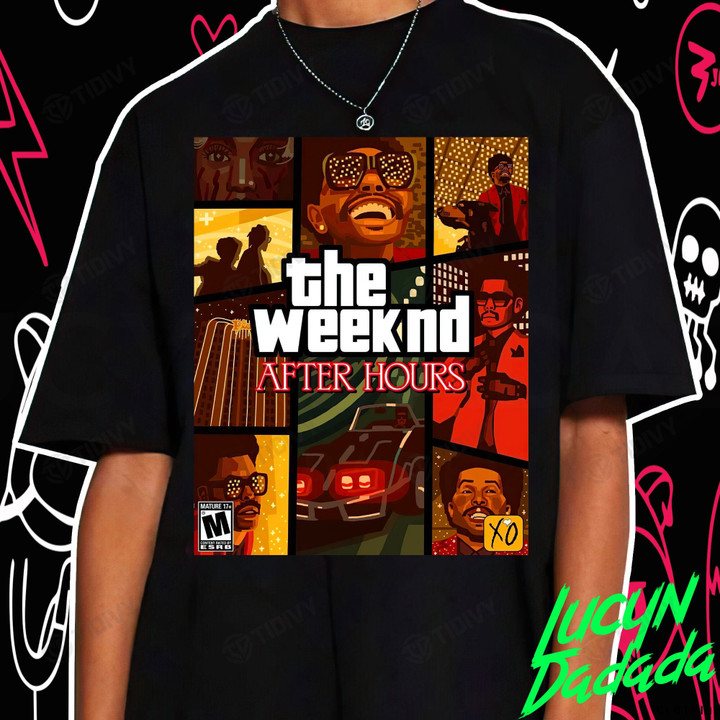 The Weeknd Nightmare After Hours Til Dawn Tour 2022 The Weeknd After Hours XO GTA Graphic Unisex T Shirt, Sweatshirt, Hoodie Size S - 5XL