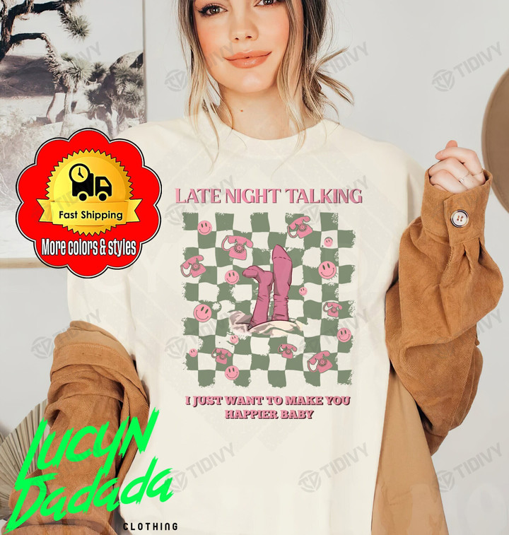 Late Night Talking Harry Styles Love On Tour 2022 Hary's House New Album As It Was Harry Styles Bunny Tour 2022 Graphic Unisex T Shirt, Sweatshirt, Hoodie Size S - 5XL