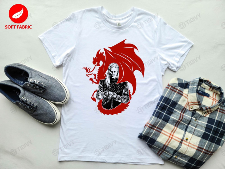 Fire And Blood House of the Dragon Daemon Targaryen Rhaenyra Targaryen Game Of Thrones Graphic Unisex T Shirt, Sweatshirt, Hoodie Size S - 5XL