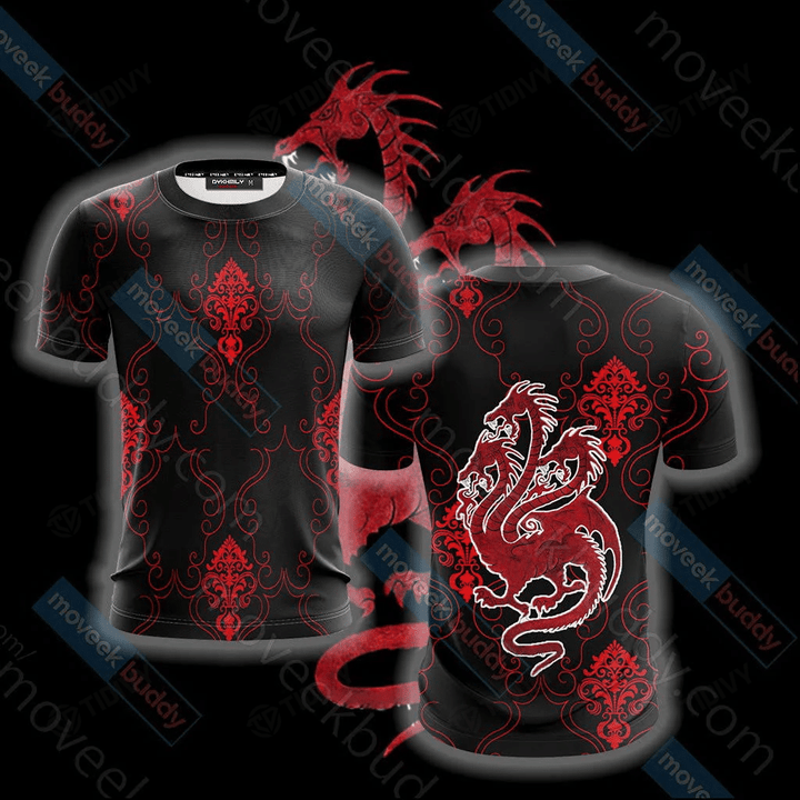 Fire And Blood House of the Dragon Daemon Targaryen Rhaenyra Targaryen Game Of Thrones 3D All Over Printed Shirt, Sweatshirt, Hoodie, Bomber Jacket Size S - 5XL