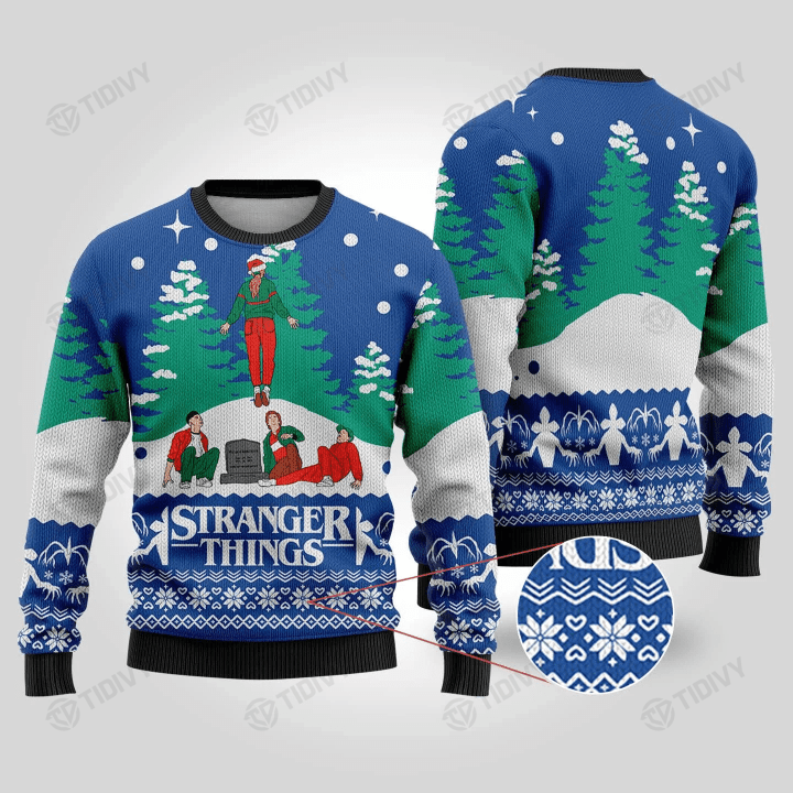 Max Mayfield Running Up That Hill Stranger Things The Upside Down Merry Christmas Xmas Tree Xmas Gift Ugly Sweater