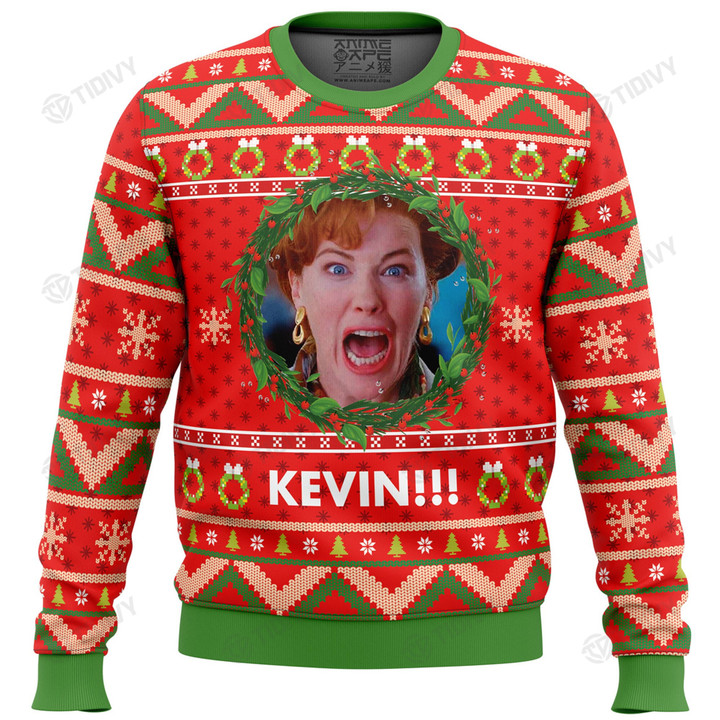 Kevin!!! Home Alone Sweater Christmas Classic Movie Merry Christmas Xmas Tree Xmas Gift Ugly Sweater