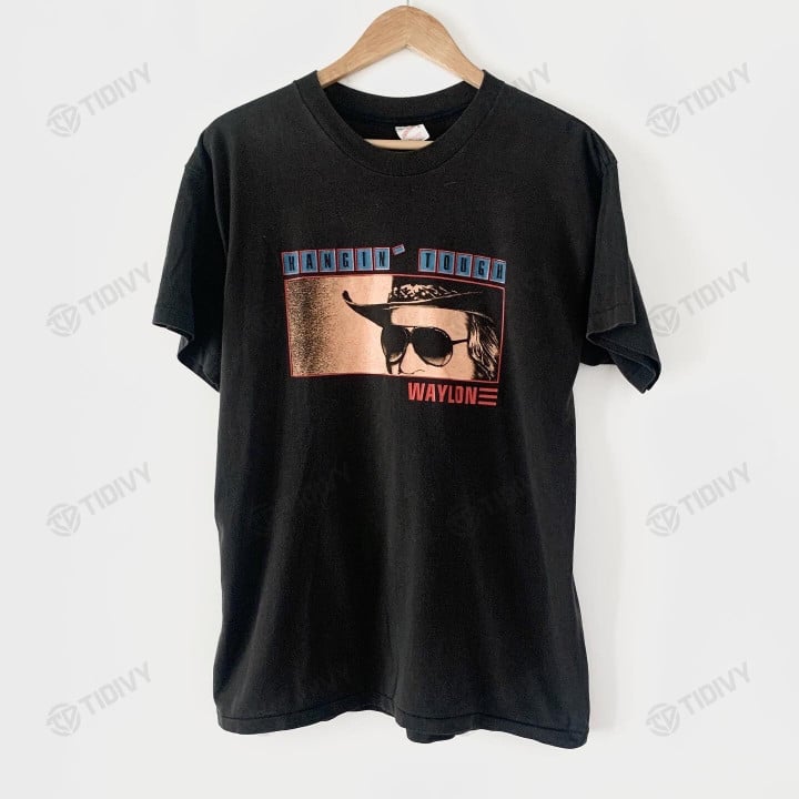 1987 Waylon Jennings Vintage Tour Band Country Music 80s 1980s Vintage Rock N Roll Music Graphic Unisex T Shirt, Sweatshirt, Hoodie Size S - 5XL