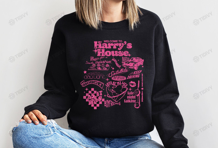 Welcome To Harry's House Harry Styles Love On Tour 2022 Harry Bunny Harry's House New Album 2022 As It Was Graphic Unisex T Shirt, Sweatshirt, Hoodie Size S - 5XL