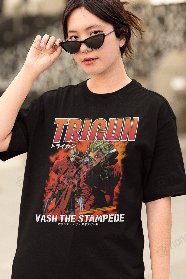 Trigun Vash the Stampede Anime Manga Classic Retro Vintage Bootleg 90s Styles Graphic Unisex T Shirt, Sweatshirt, Hoodie Size S - 5XL