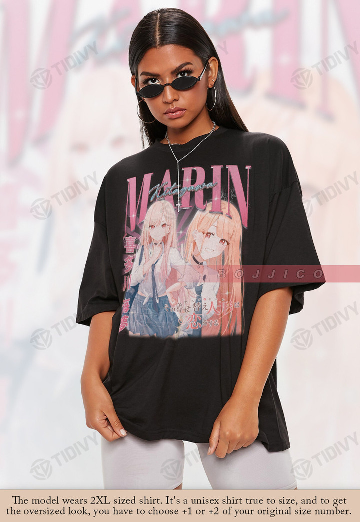 Kitagawa Marin Sono Bisque Doll My Dress Up Darling Anime Manga Classic Retro Vintage Bootleg 90s Styles Graphic Unisex T Shirt, Sweatshirt, Hoodie Size S - 5XL