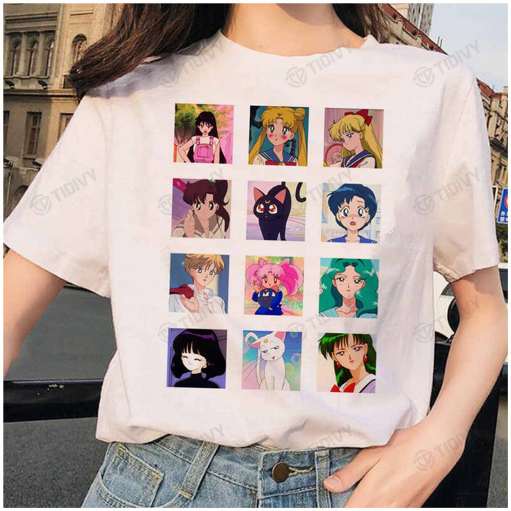 Sailor Moon Mamoru Luna Serena Anime Manga Classic Retro Vintage Bootleg 90s Styles Graphic Unisex T Shirt, Sweatshirt, Hoodie Size S - 5XL