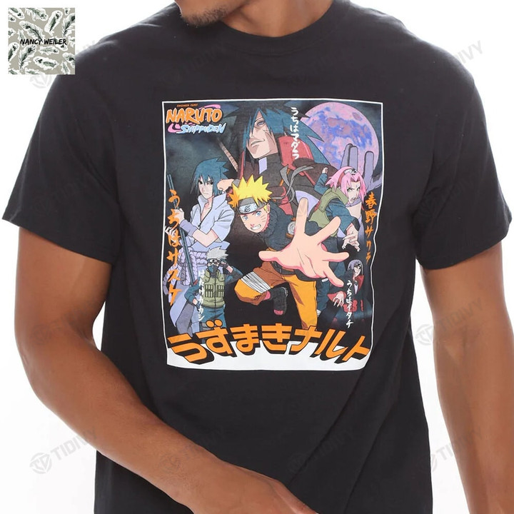 Naruto Sasuke Madara Naruto Shippuden Anime Manga Classic Retro Vintage Bootleg 90s Styles Graphic Unisex T Shirt, Sweatshirt, Hoodie Size S - 5XL