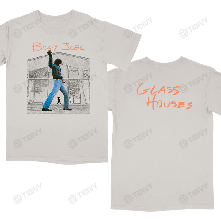 Billy Joel In Concert Tour 2022 Billy Joel Retro Vintage Glass House Two Sided Graphic Unisex T Shirt, Sweatshirt, Hoodie Size S - 5XL