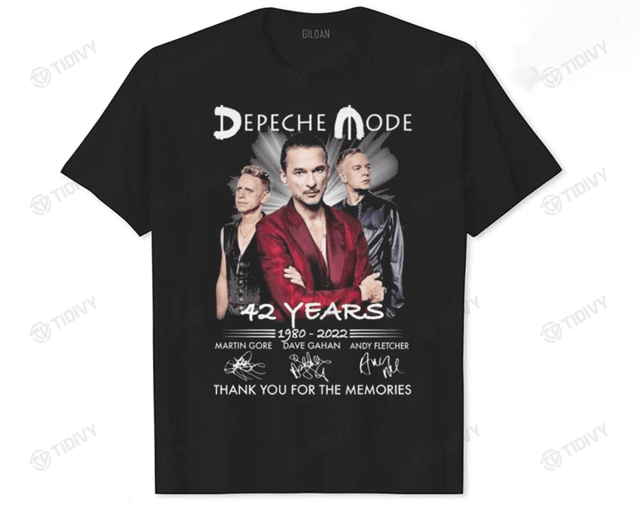 Vintage Depeche Mode Violator World Tour Concert 2023 Depeche Mode 42 Years 1980 2022 Graphic Unisex T Shirt, Sweatshirt, Hoodie Size S - 5XL