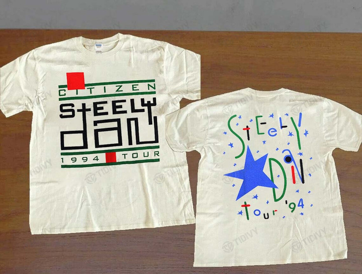Vintage Citizen Steelly Dan 1994 Tour Concert Steely Dan Retro Vintage Two Sided Graphic Unisex T Shirt, Sweatshirt, Hoodie Size S - 5XL