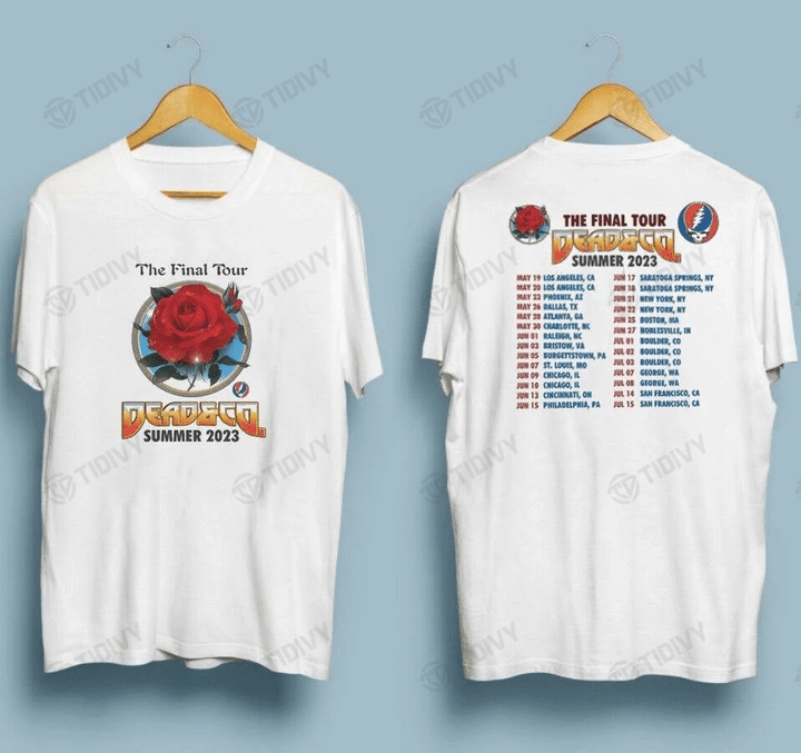 The Final Tour Dead And Company Summer Tour 2023 Grateful Dead Tour 2023 Dead & Co Tour 2023 Two Sided Graphic Unisex T Shirt, Sweatshirt, Hoodie Size S - 5XL