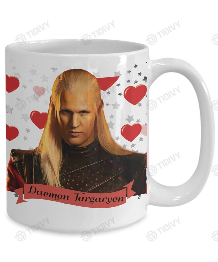 Daemon Targaryen House Targaryen House of The Dragon Fire and Blood Game Of Thrones 11Oz, 15Oz Ceramic Mug