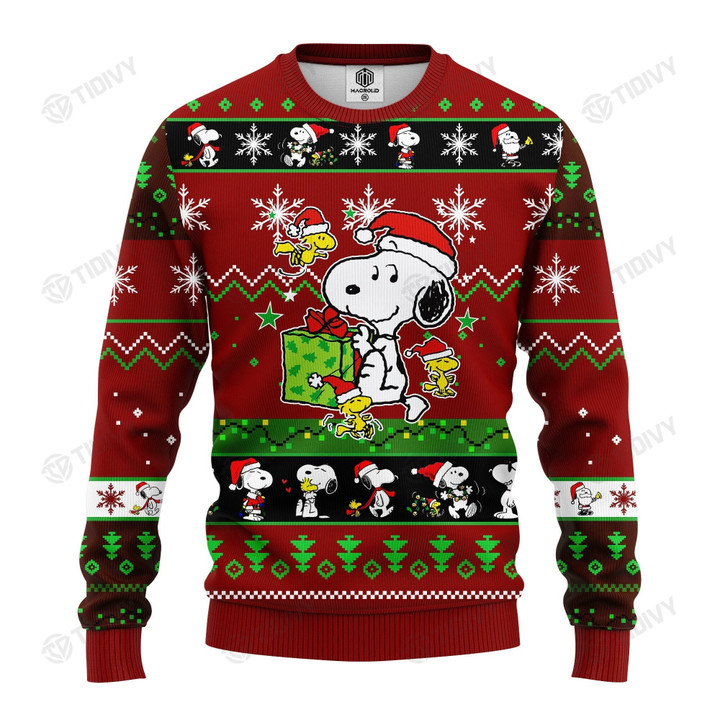 A Charlie Brown Christmas Snoopy And Woodstock Merry Christmas Happy Xmas Gift Xmas Tree Ugly Sweater